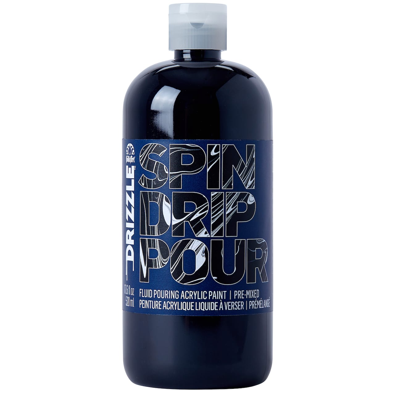 6 Pack: FolkArt® Drizzle™ Pre-Mixed Fluid Pouring Acrylic Paint, 17.6oz.